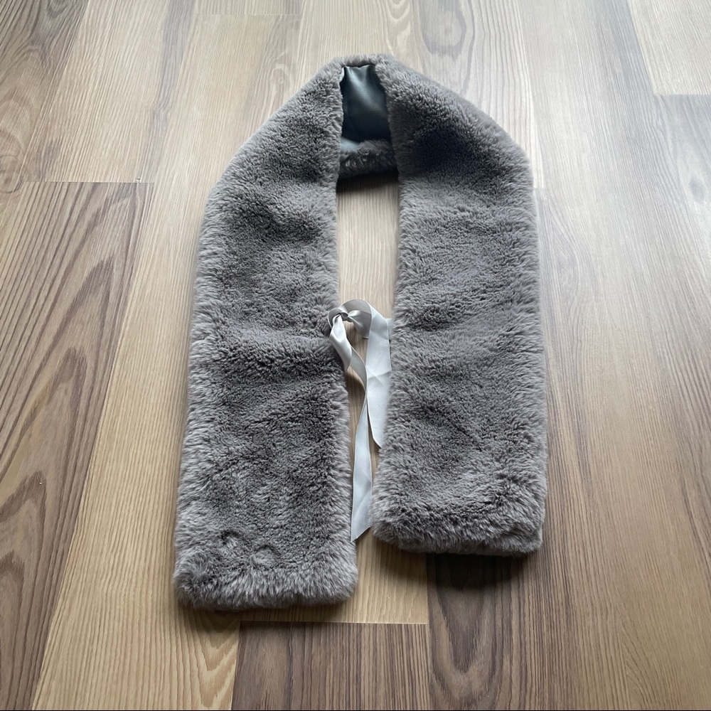 J.CREW FAUX FUR SCARF
